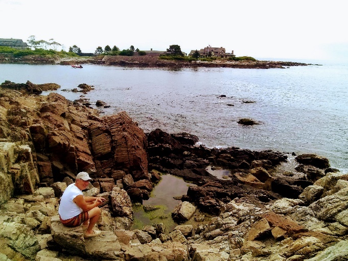 Kennebunkport, Maine shoreline