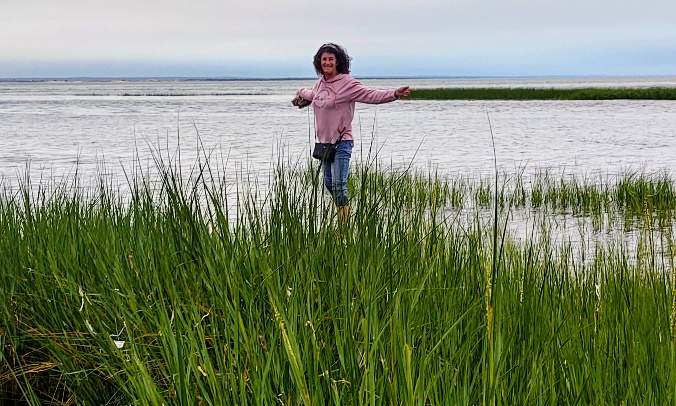 Alice on East Dennis beach